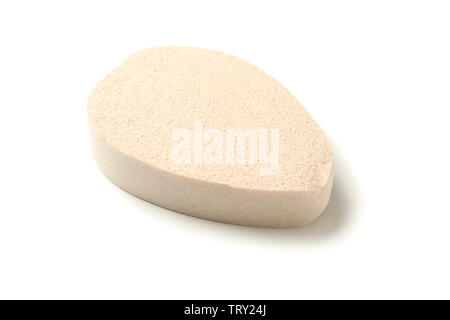 Light bath sponge isolated on white background Stock Photo