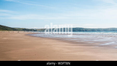 Woolacombe Beach Stock Photo