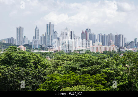 Panama City skyline Stock Photo