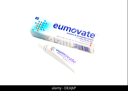 Eumovate Ekzem & Dermatitis Creme (Clobetasone Butyrat) Steroid Creme Stockfoto