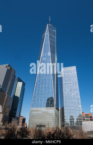 L'architecture moderne au World Trade Center à New York City, USA Banque D'Images