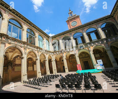 Università degli Studi di Bologna è la più antica istituzione accademica del mondo, fondata nel annuncio 1088. Foto Stock