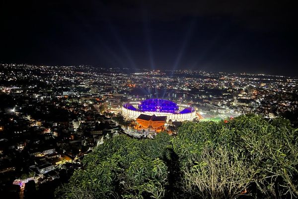 Le stade Barea aux Jeux des îles de l'Océan indien 2023 à Madagascar