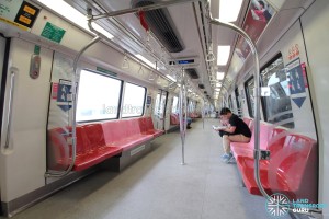 Kawasaki-Sifang C151A - Fuchsia car interior