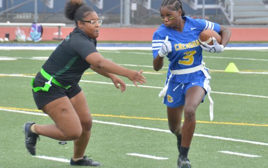 Crenshaw Defeats Dorsey in Inaugural Flag Football Rivalry Game