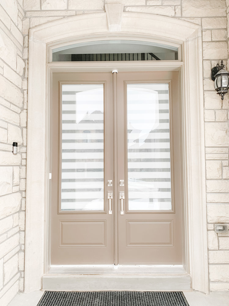 Door with Stone Work