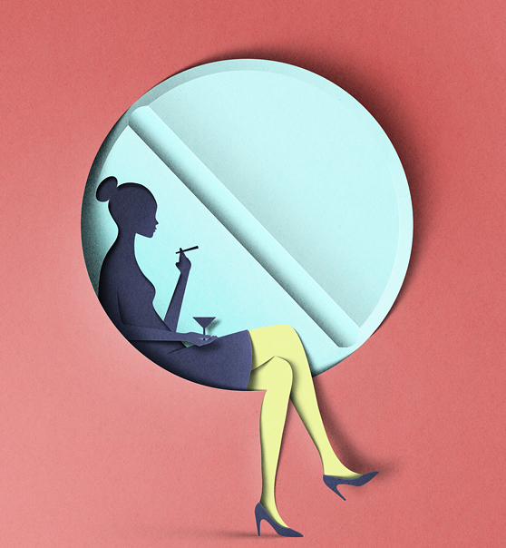 Paper Cut-Style Digital Illustrations by Eiko Ojala