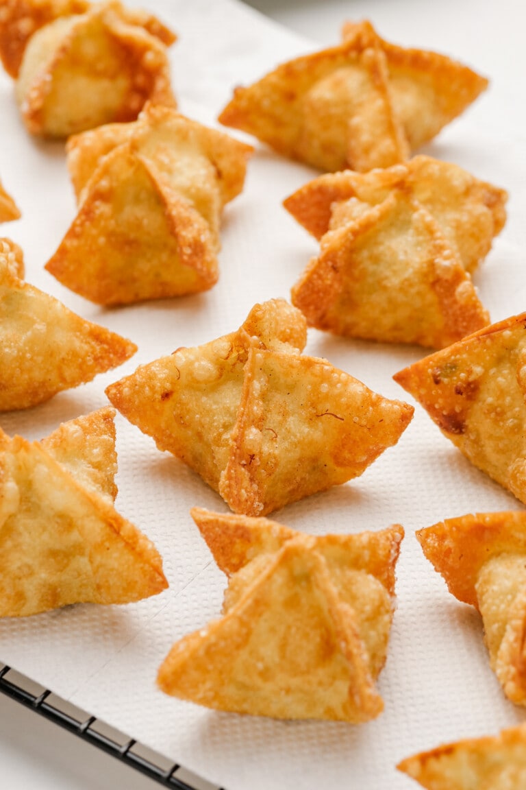 golden crisp crab Rangoons