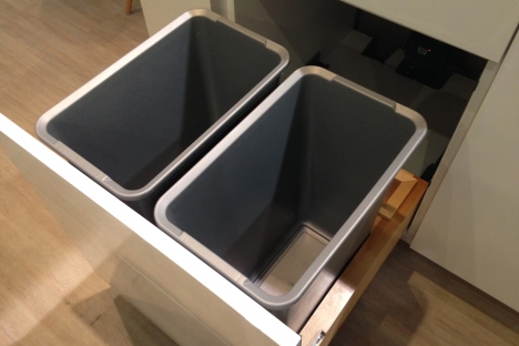 Double Sliding Waste Bins