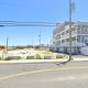 The proposed location of a bathhouse in Seaside Heights, with the 1515 Ocean condominium building to the right. (Credit: Google Maps)