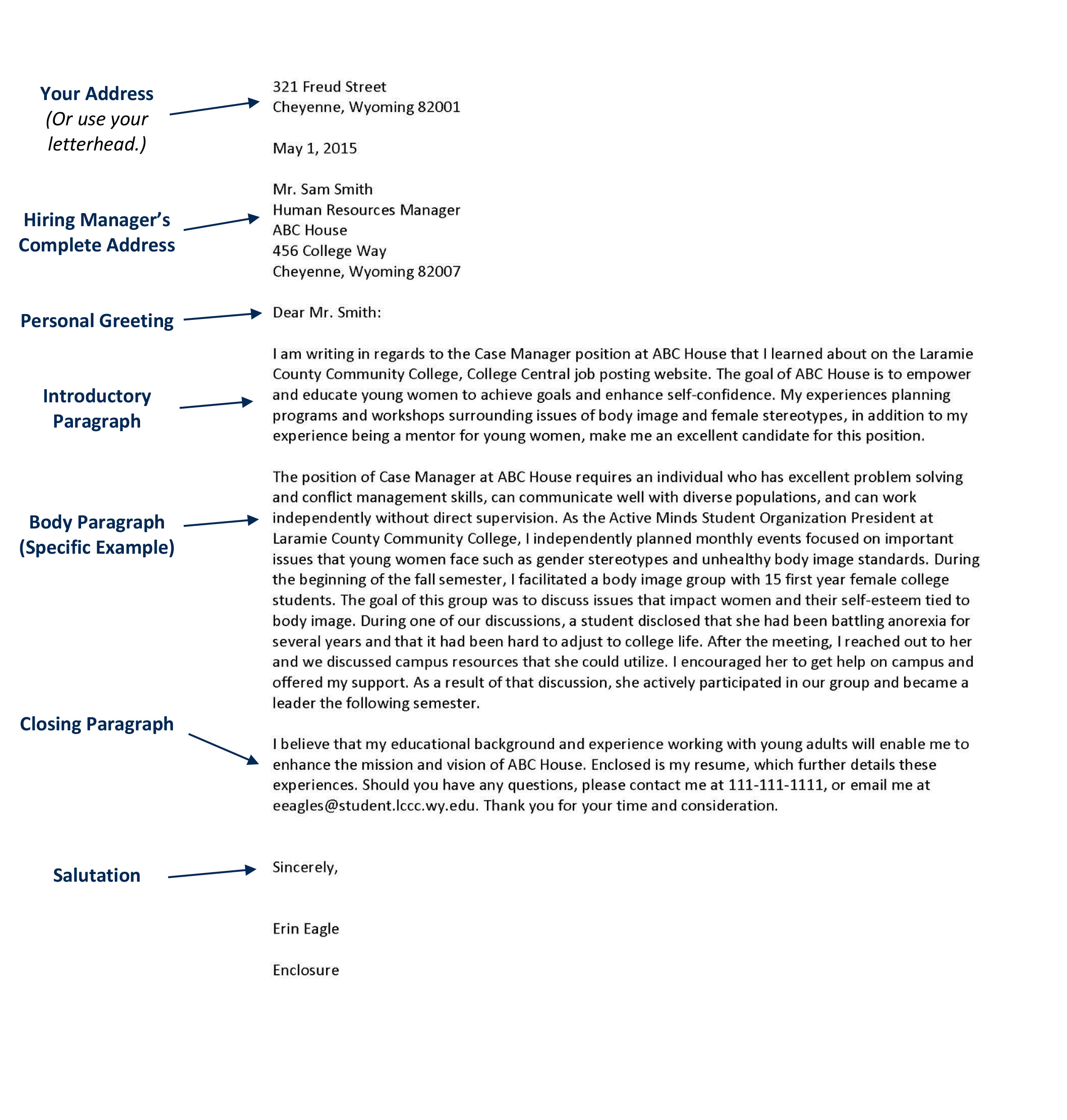 Closing Paragraph Cover Letter Samples