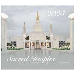 Sacred Temples 2025 Calendar