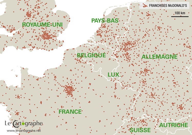 L'État McDonald's dans le monde