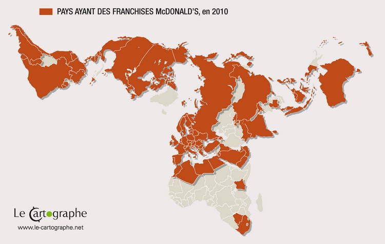 L'État McDonald's dans le monde