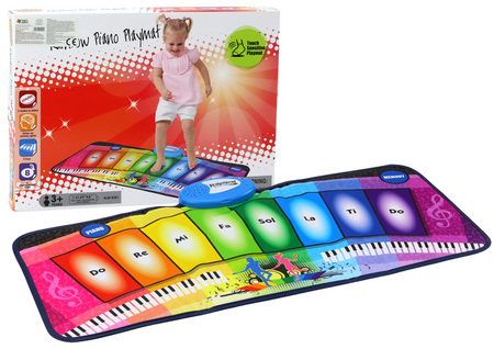 Educational Musical Dance Mat Rainbow Piano