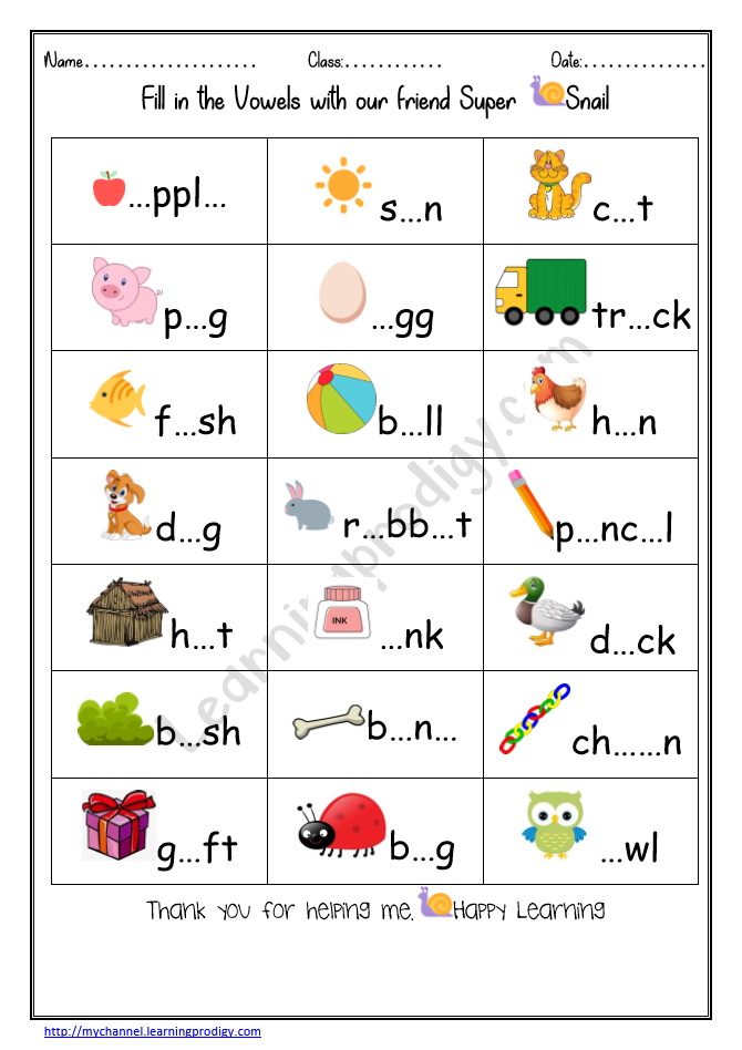 Short-vowel-sounds-worksheets-for-grade-1-3 Your Home, 53% OFF