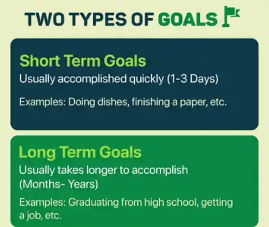 Short vs long-term goals