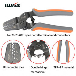 IWISS CRIMPING TOOL IWS-2820M 28AWG-20AWG