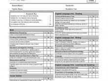 14 Create Junior High School Report Card Template With Stunning Design by Junior High School Report Card Template