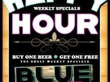 Happy Hour Flyer Template Free