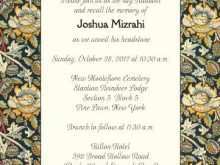 Invitation Cards Templates Unveiling Tombstone