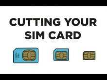 Nano Sim Card Cut Out Template