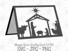 Christmas Card Nativity Templates