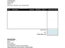 Hotel Invoice Template Excel