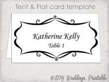 Place Card Template On Word