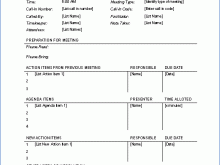 74 Standard Recurring Meeting Agenda Template Layouts by Recurring Meeting Agenda Template