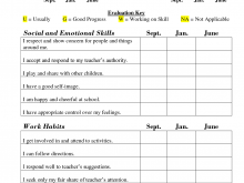 76 Free Junior High School Report Card Template Maker with Junior High School Report Card Template