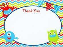 Colour In Thank You Card Template