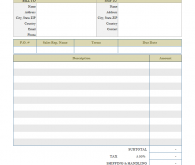 Invoice Template Ireland