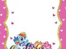 20 Free My Little Pony Invitation Blank Template Templates with My Little Pony Invitation Blank Template