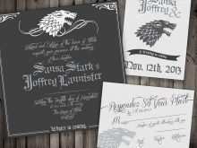 Game Of Thrones Birthday Invitation Template