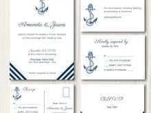 Nautical Wedding Invitation Template