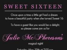 43 Online Elegant Sweet 16 Invitation Templates Download by Elegant Sweet 16 Invitation Templates