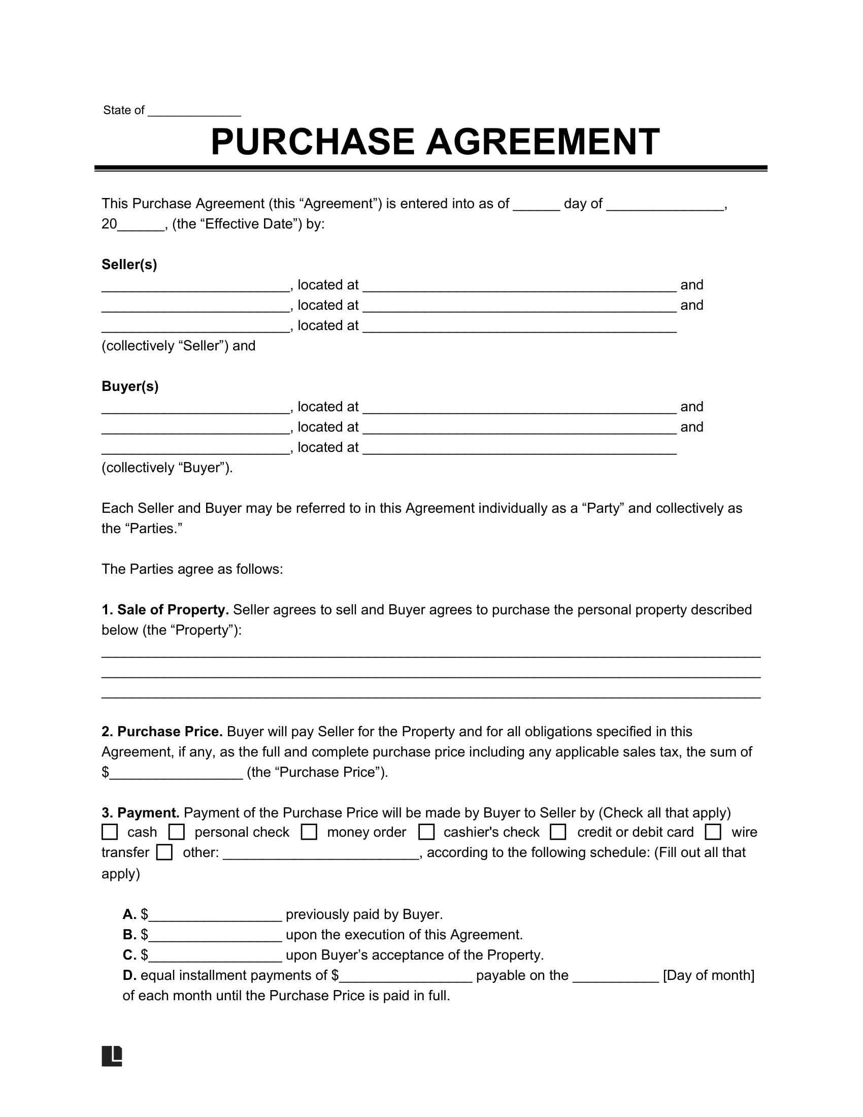 Used Vehicle Sales Agreement Template