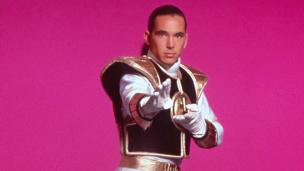 Jason David Frank as the White Ranger.