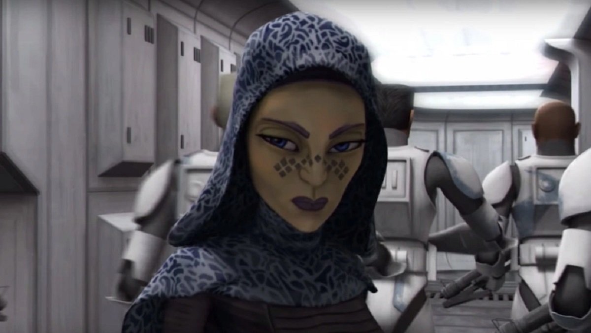 A pensive Barriss Offee at the height if the Clone Wars. 