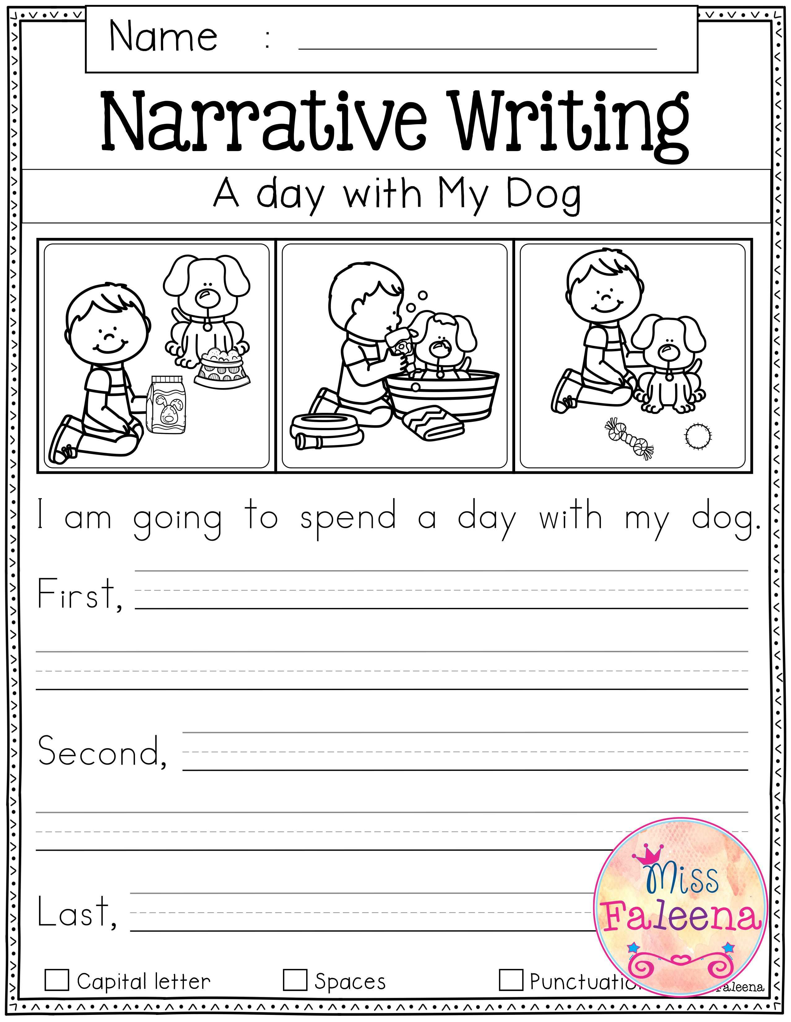 Free Printable Writing Worksheets For 1St Grade