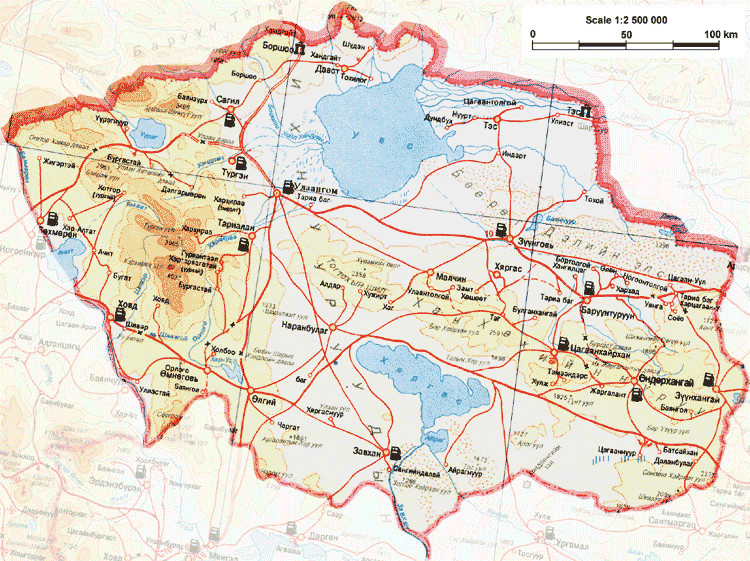 Карта монголии с аймаками - 82 фото