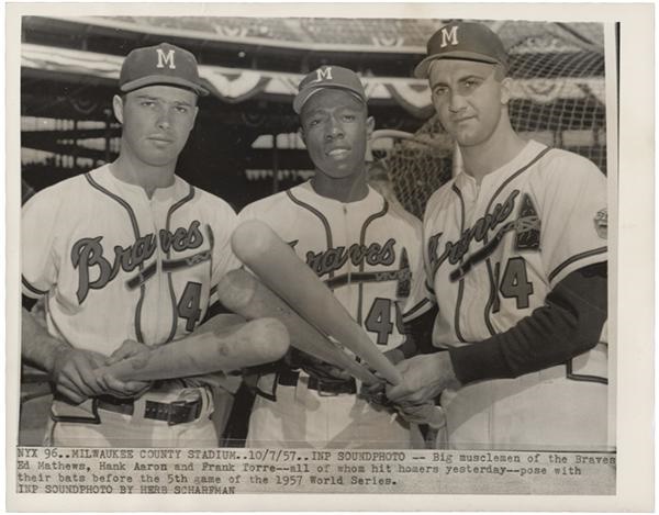 Kubina And The Mick - Hank Aaron, Eddie Mathews and Frank Torre