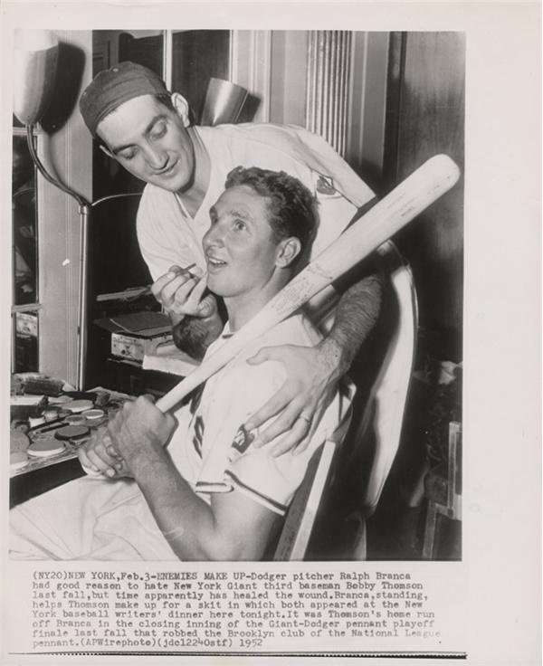 Kubina And The Mick - Ralph Branca and Bobby Thomson (1952)