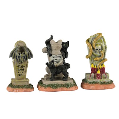 Spooky Town Headstones