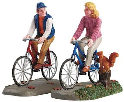 Romantic Bike Ride, Set Of 2