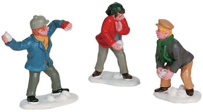 Snowball Fight, Set Of 3