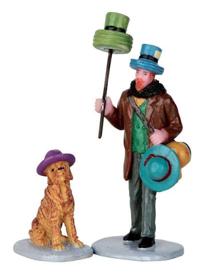 Hat Peddler, Set Of 2