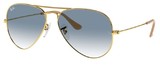 Ray-Ban Sunglasses RB3025 AVIATOR LARGE METAL 001/3F