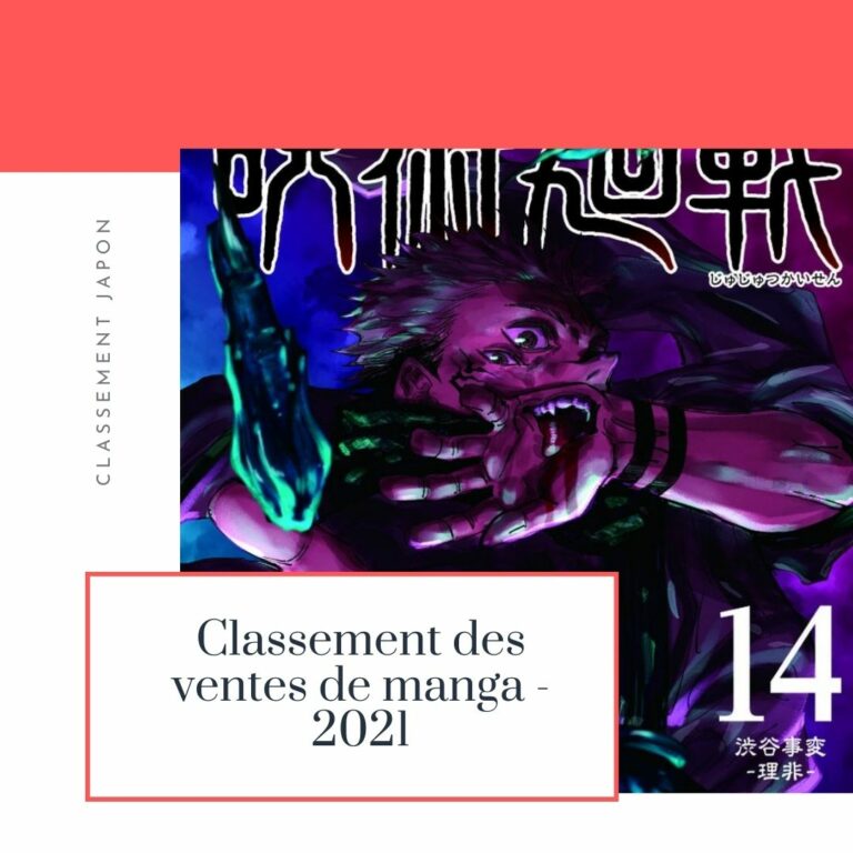 Lire la suite à propos de l’article Top 20 Manga 2021 – Les ventes par série au Japon